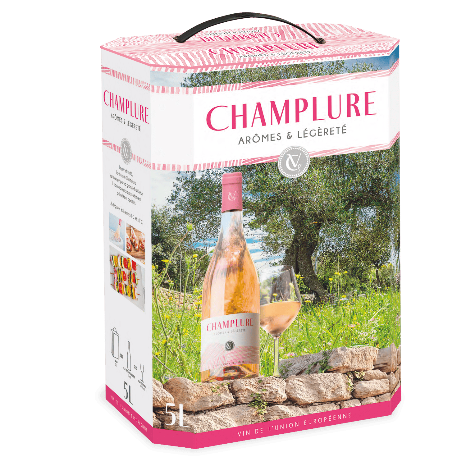 Bib 5L de rosé Champlure