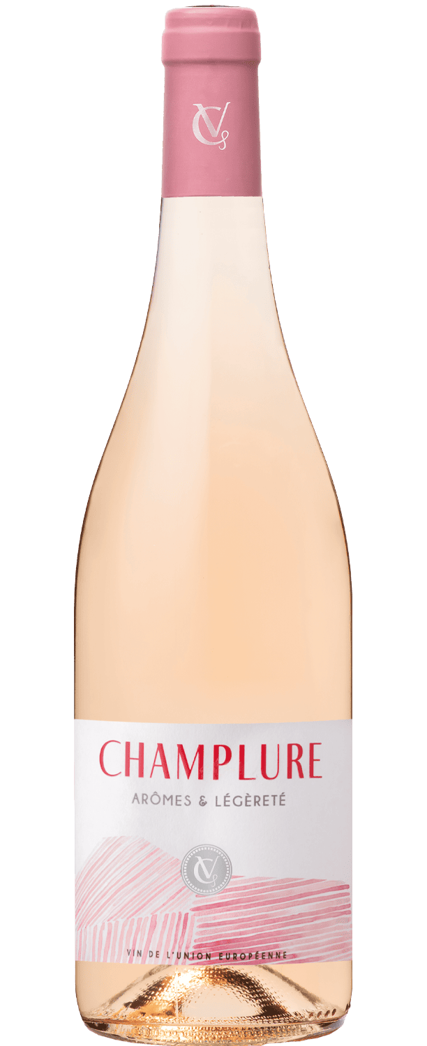 Bouteille de rosé Champlure